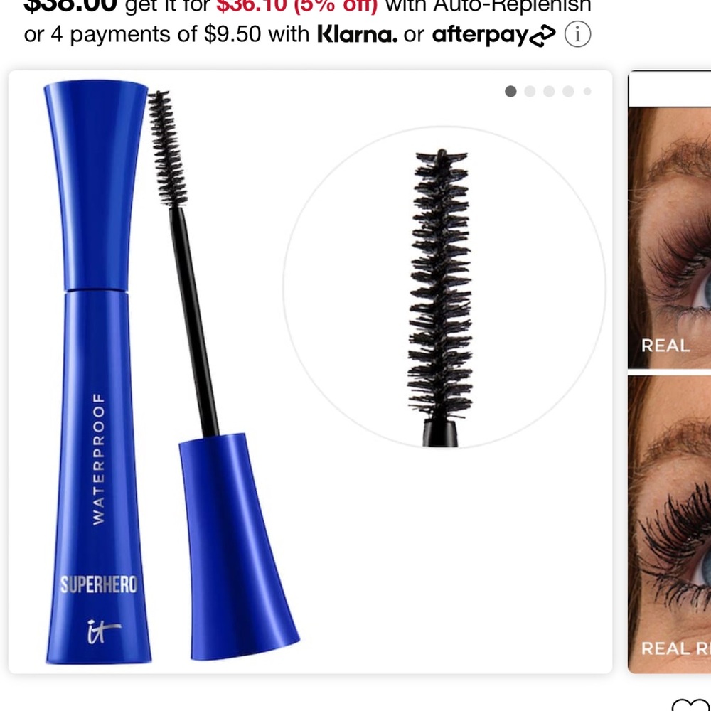 Brand new it cosmetics superhero waterproof mascara